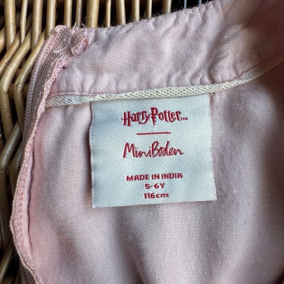 Mini Boden Harry Potter Pink Tiered Tulle Party Dress Girls 5-6 Hermione - Picture 9 of 10